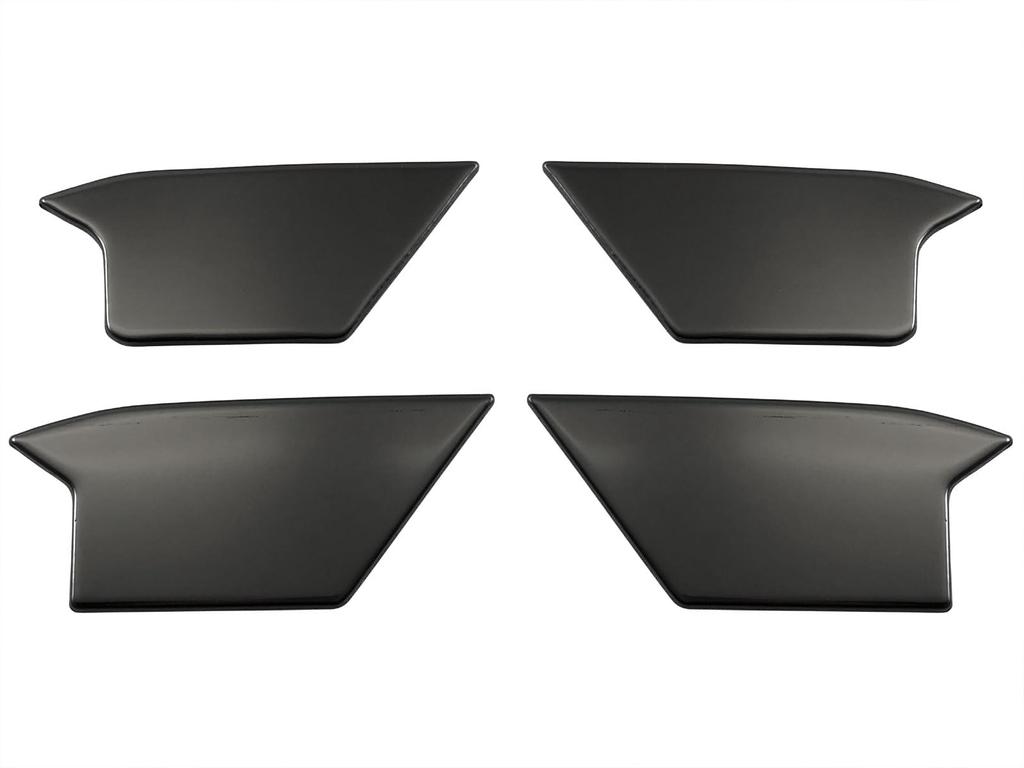 BRIGHTZ Stainless Steel Inner Door Handle Black for Golf Variant Wagon Golf and Golf VIII Covers, Plated, 4-Piece [INS-DHC-306] CDD, (CDDLAV), CDDFYV,