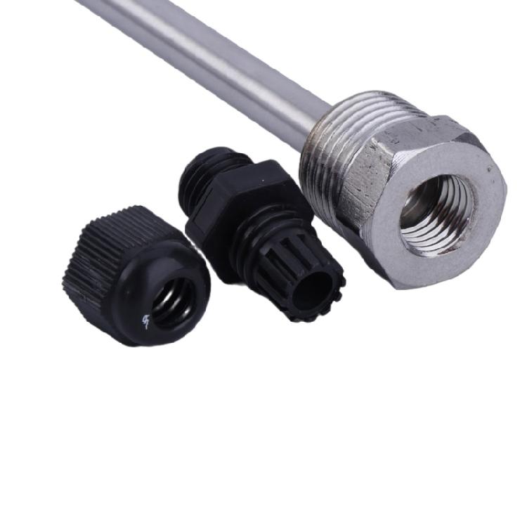 2 Piezas Acero Inoxidable Rosca de 1/2 pulgada Presión 300 mm Termopozo Para Fundas de Inmersión Bolsillos Tubos Sensores de Temperatura