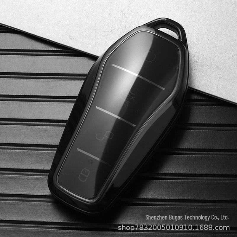 Transparent Car Shell Buckle Bag for 22 BYD Dolphin, Han Song Plus, Tang DMI, Qin Pro, Yuan E2 Key Covers.