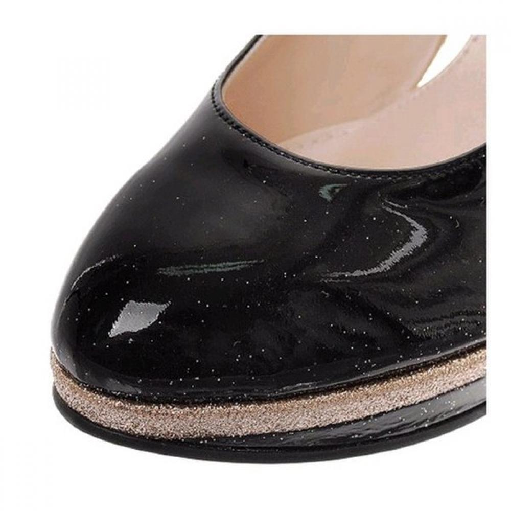 Tandy Women S BlaCk Pearl ShoeS 71442 Ck 101  9.5cm 