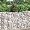 Vidaxl Podniesiona Rabata Gabionowa, Trapezowa, Stal, 80X20X100 Cm