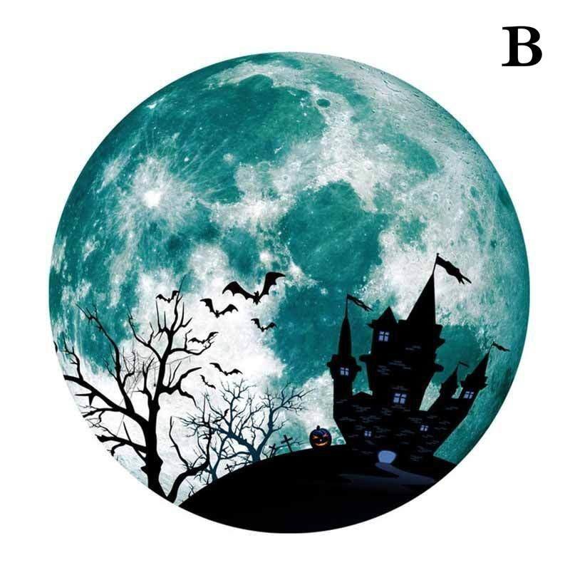 Glowing In The Dark Wall Glass Sticker Halloween Decoration Decals Luminous Home Ornaments