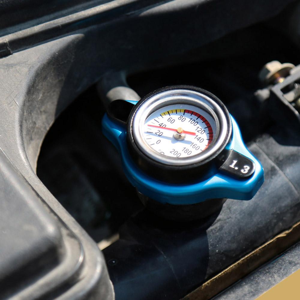 Universal Thermo Thermostatic Radiator Cap Cover with Water Temperature Gauge
