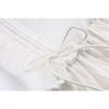 GMXIA Summer Sexy Low-cut Square Neck Halters Lace Design Sense Short Sleeve Pleated Dress Women