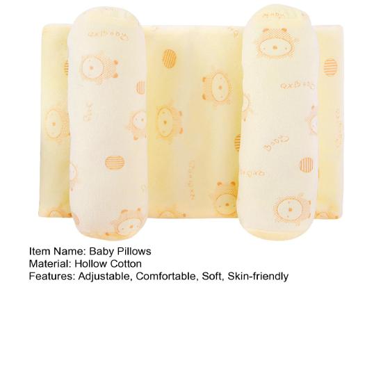 Soft Baby Pillows Adjustable Baby Headrest Infant Sleep Pillow for Neck