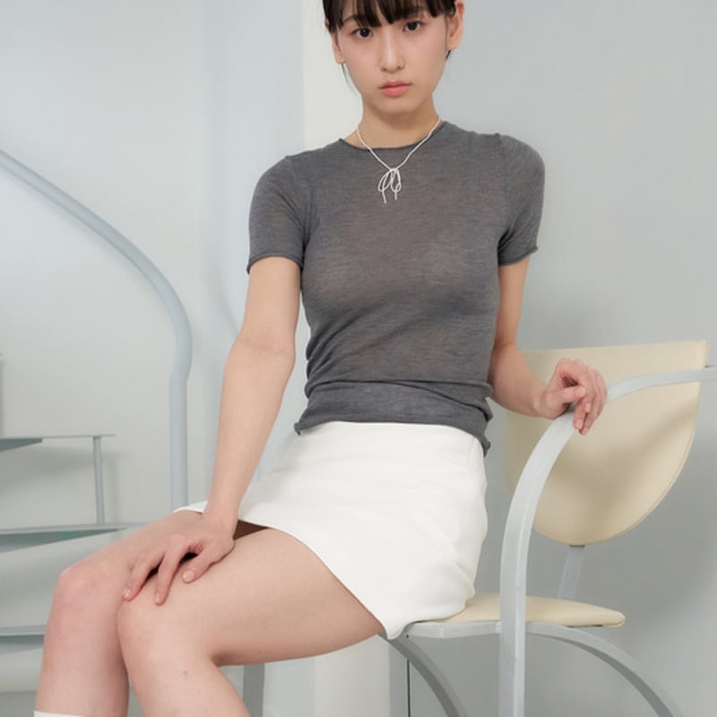 Geegee Tiny Ribbon Bow Necklace