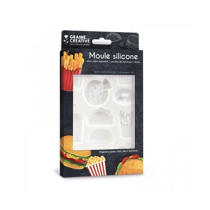 Junk Food Silicone Mold for Polymer Clay