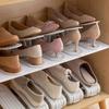 Regulowane Półki na Buty Proste Składane Pyłoszczelne Plastikowe Wsporniki na Różne Rodzaje Butów Dostępne w Magazynie Podwójny Poziom Kolekcja Butów