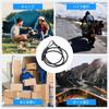 Adjustable Carabiner Elastic Luggage Set of Rubber Bands for Cargo Prevents Loads from Secures Durable Bicycle Securement Adjustable Length with