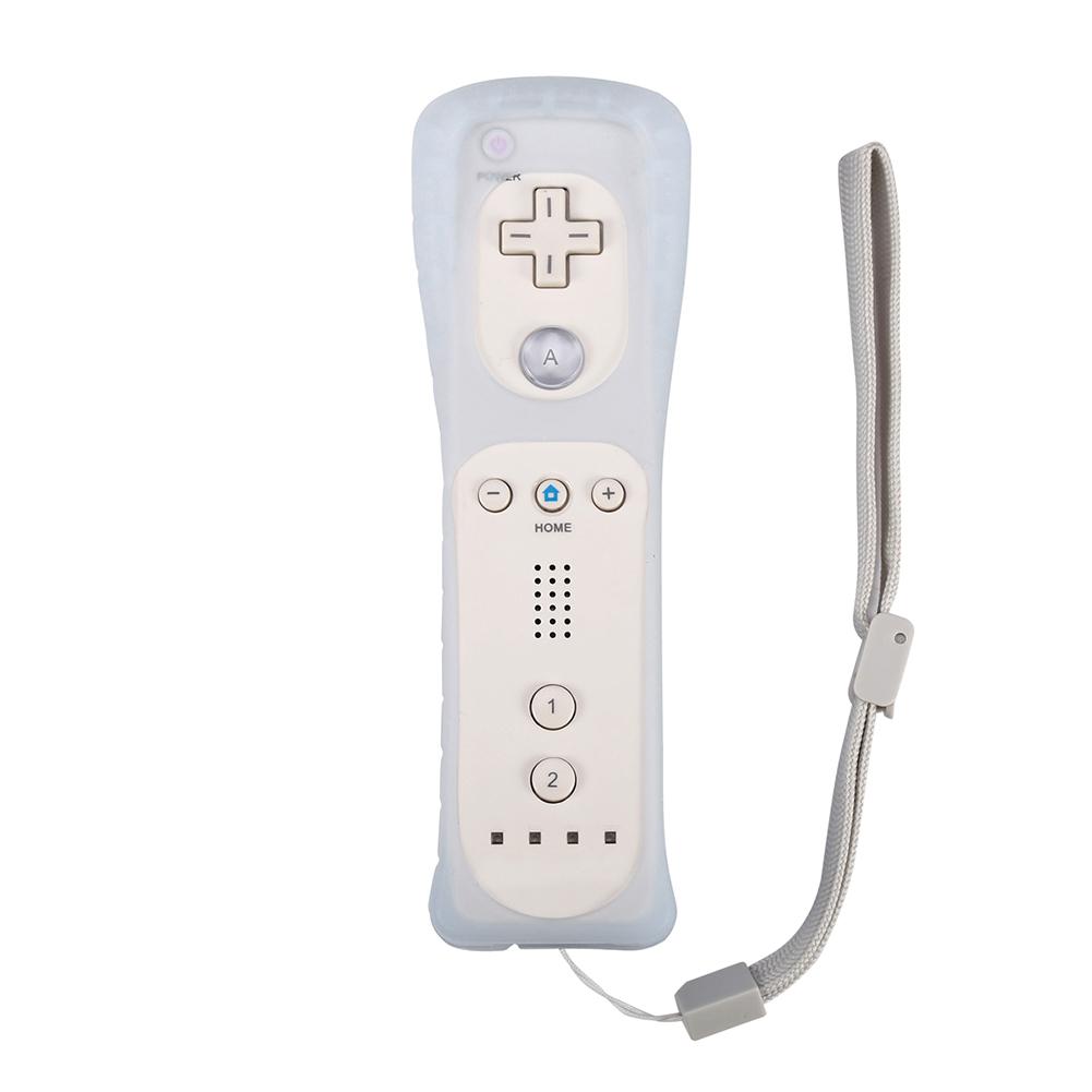 

Сменный пульт дистанционного управления, игровой пульт с силиконовым чехлом и ремешком на запястье белый