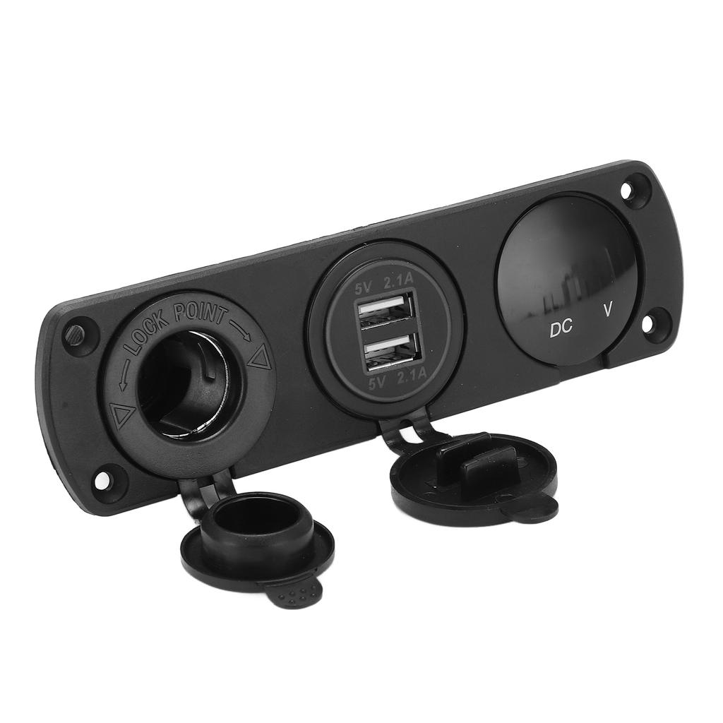 Auto USB Ladegerät Smart Chip Wasserdichtes Design Feuerfest Anti Hohe Temperatur Dual Port PD Autoladegerät für Wohnmobil Boot LKW