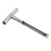 Soil Sampler Probe with T Handle Stainless Steel Soil Probe Rod Soil Test Set with 2 Sample Bags for Plant Care Garden Farm