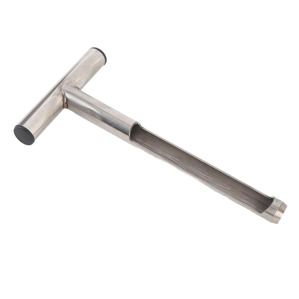 Soil Sampler Probe with T Handle Stainless Steel Soil Probe Rod Soil Test Set with 2 Sample Bags for Plant Care Garden Farm