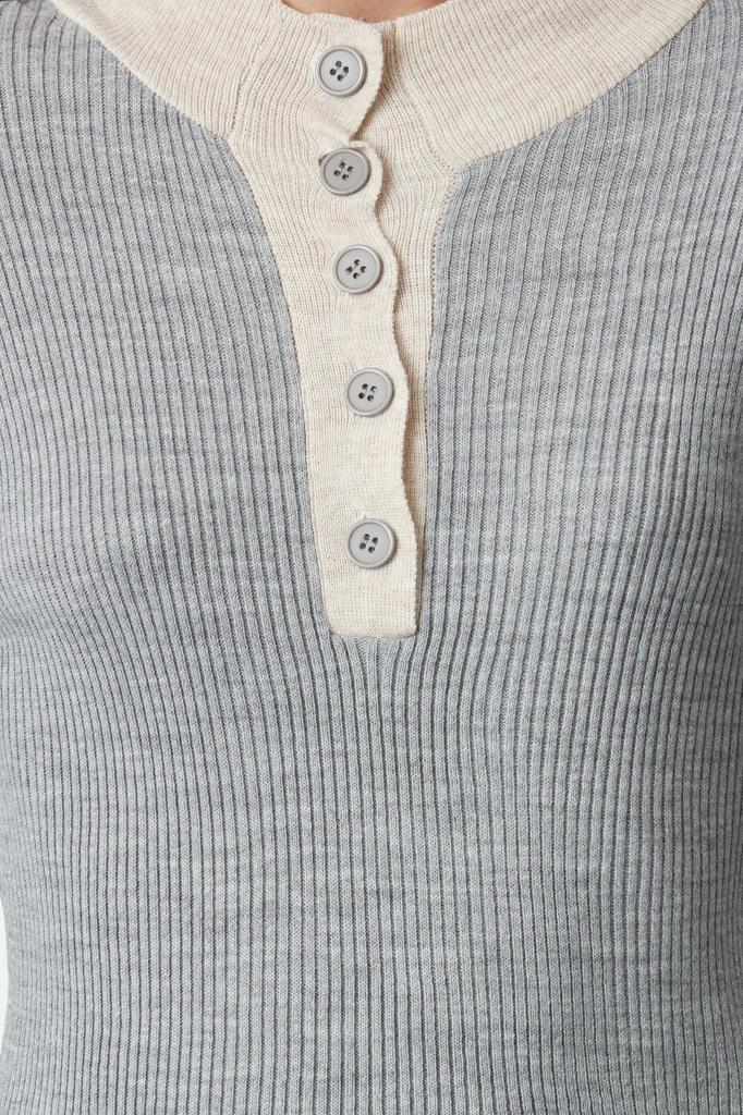 Women's Fashion Stylish Sweater Navy Blue High Collar Knitwear Sweater