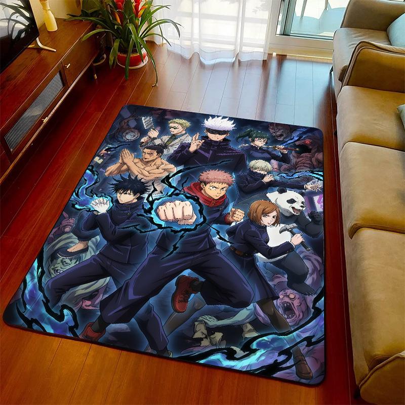 Jujutsu Kaisen Rug Carpet Floor Mat Non Slip Area Rug Soft Bedroom Living Room Home Decor Anime Style -QJY