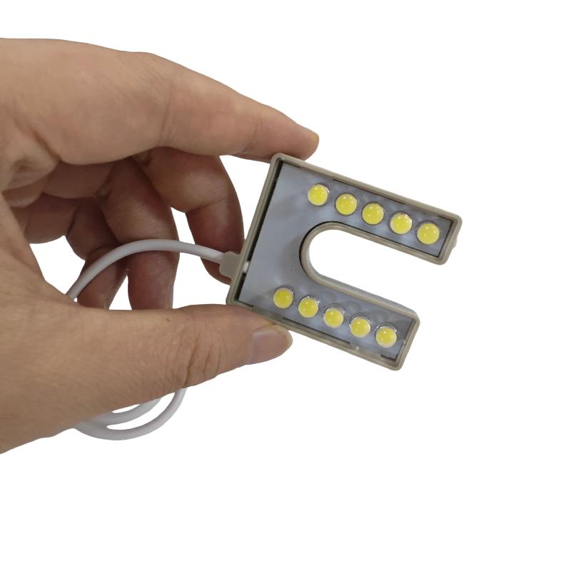 Eye Protection LED Sewing Lamp No Strobe Flexible Gooseneck Magnetic Base for Sewing Machine Quilting Work
