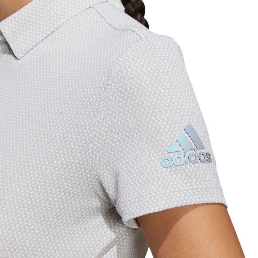 Adidas Polo Shirts Women's Gray Moderate Straight Fit HB3611