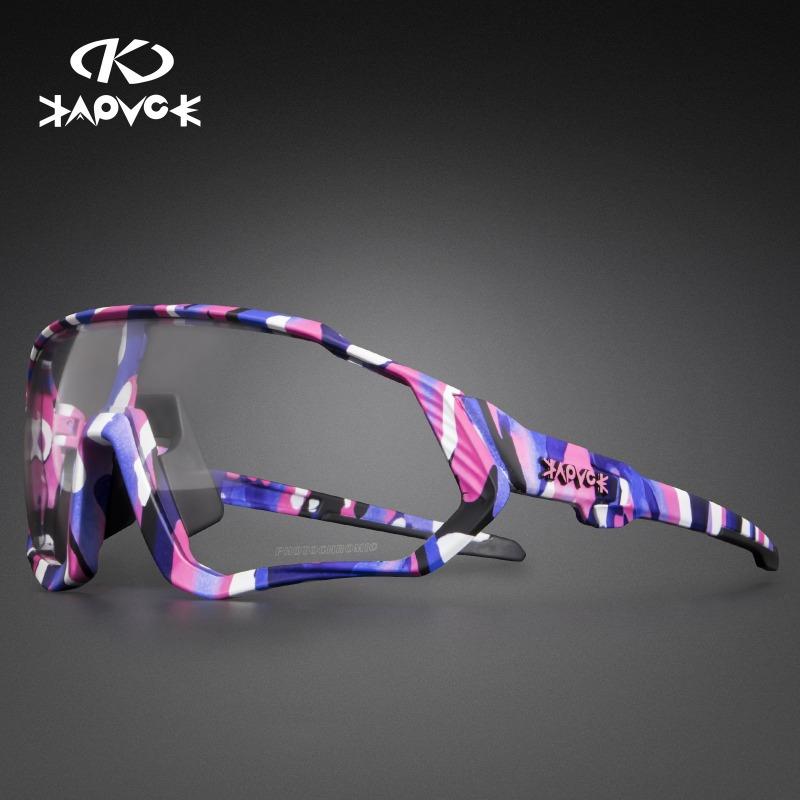 

Windproof Discoloration Cycling Glasses Outdoor Sports Day and Night Running Mountain Road Bicycle Goggles