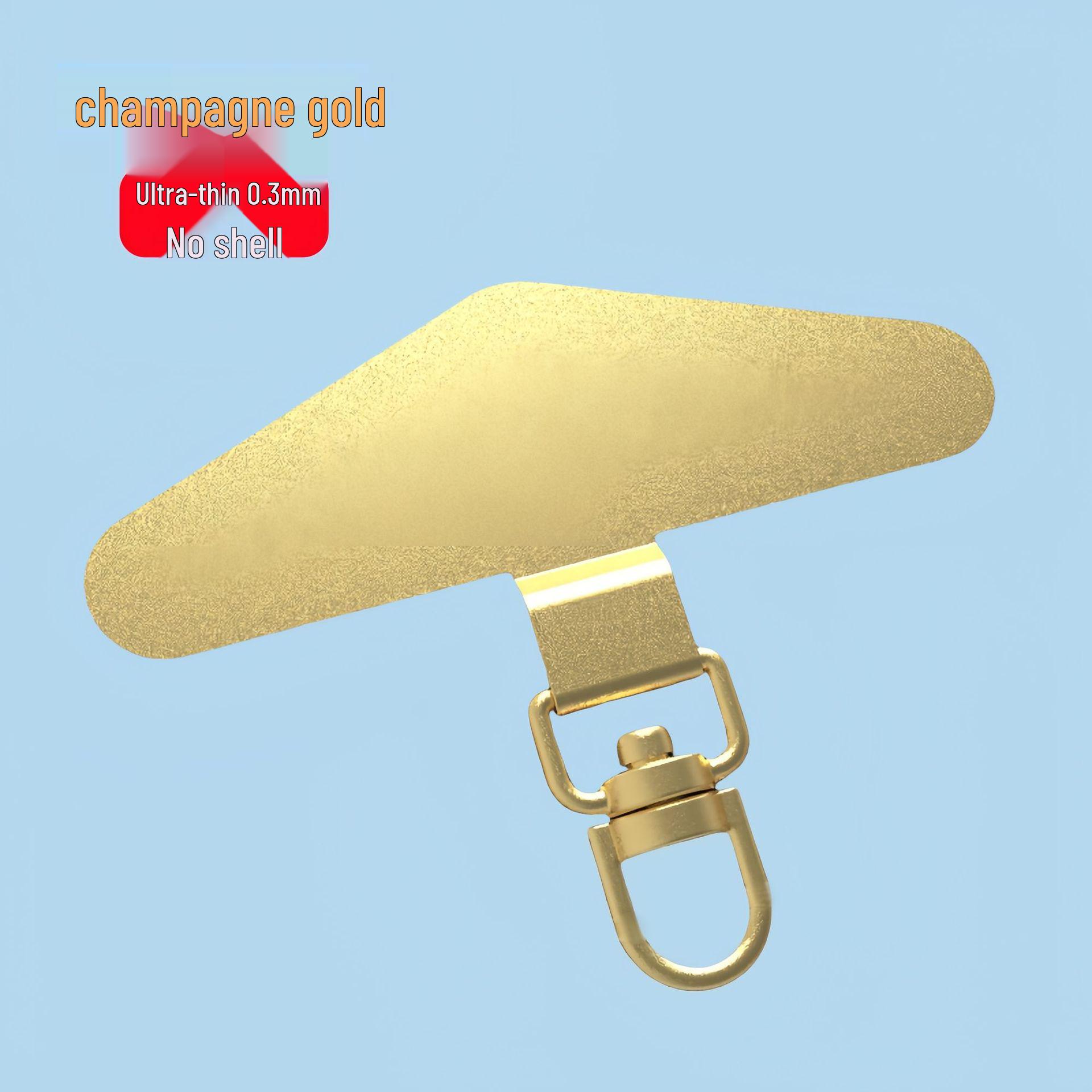 

Ultra-thin 360° Rotating Stainless Steel Phone Lanyard Strap with Universal Adhesive Gasket Clip