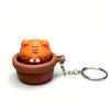 3D-gedruckter Fidget Clicker Schlüsselanhänger Knopfdrücker Tastatur Fidgets Schlüsselanhänger Cartoon-Tiere