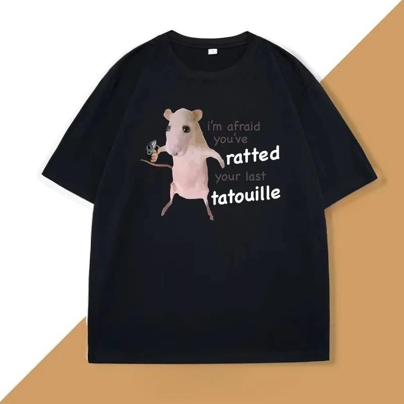 Im Afraid Youve Already Betrayed Your Last Tatuil Tshirt A Fun Shortsleeved Crew Neck Mouse TshirtWomen Clothing Fashion