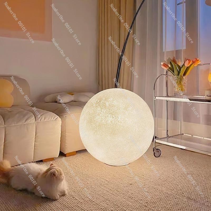 Atmosphere moon floor lamp designer art lamp for living room balcony bedroom bedside romantic warm ambient lighting decoration