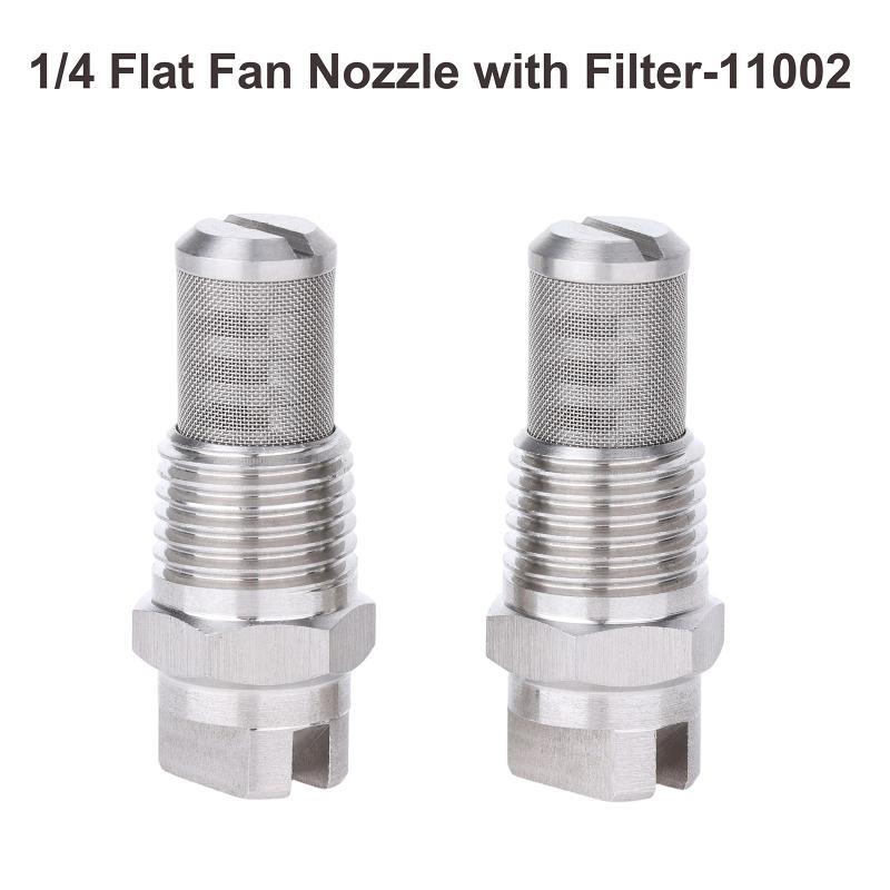 304 HVV-L Flat Fan Nozzle 1Pcs Adjustable Spray Pattern Stainless Steel for Car Wash Machine Mist Humidifier