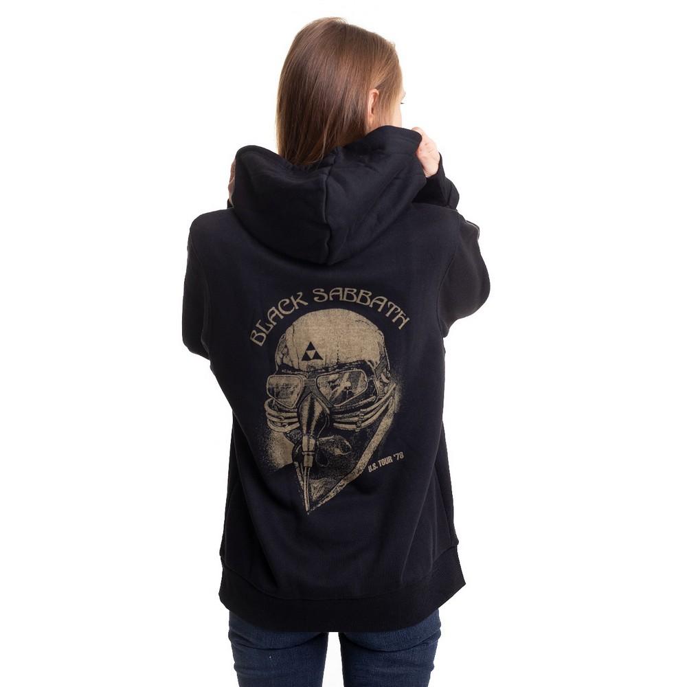 Black Sabbath Womens/Ladies Tour 1978 Full Zip Hoodie