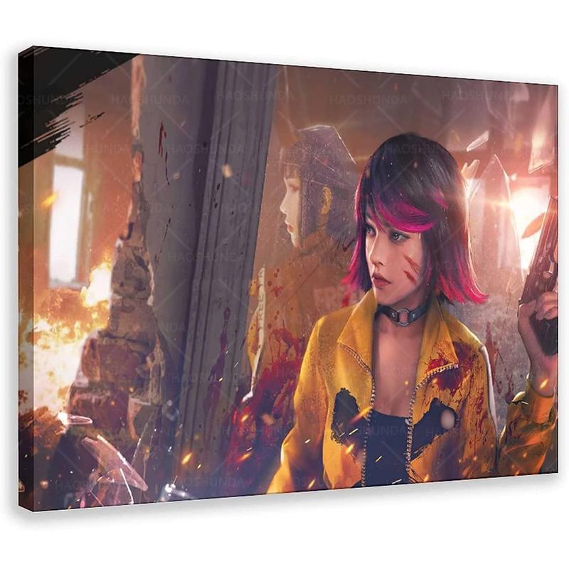 

Аниме постер Garena-Free Fire-крутой аниме холст постер Декор для спальни спортивный пейзаж декор для офисной комнаты подарок