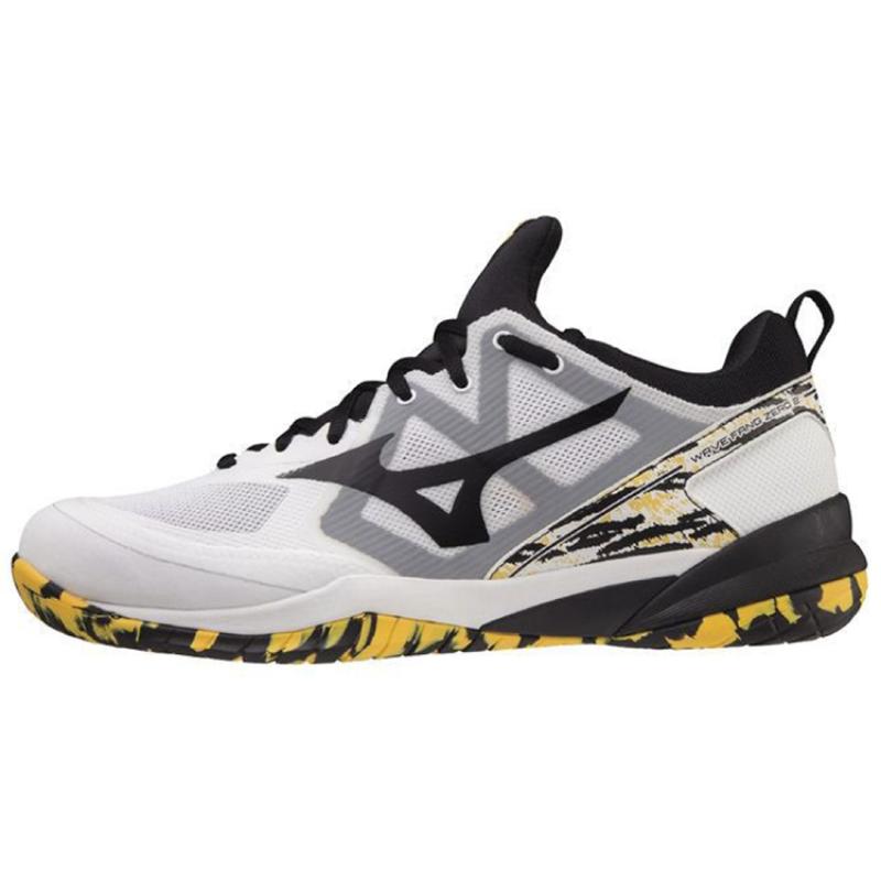 

Mizuno Wave Fang Zero Black White Yellow Sneakers 71GA219000 38