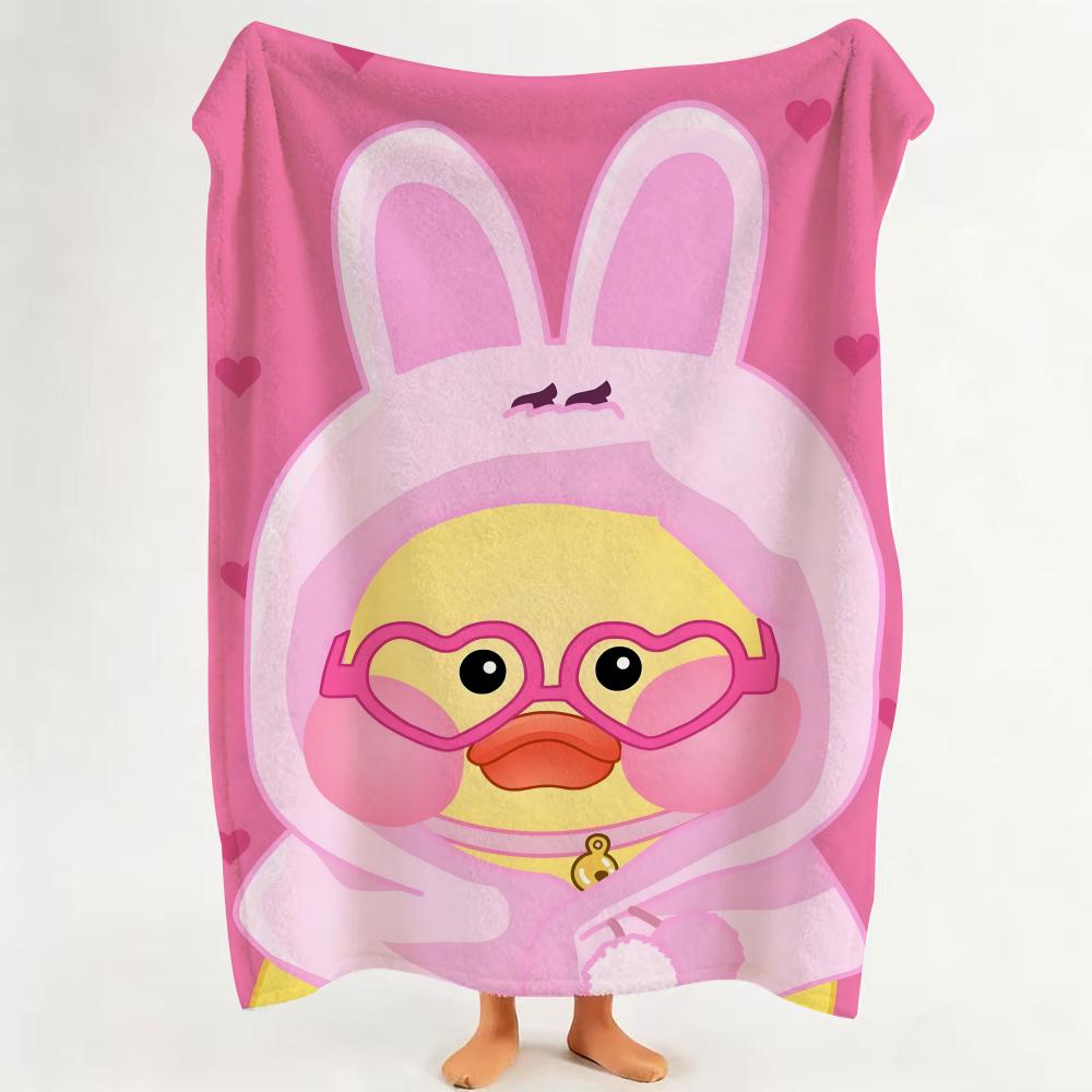 

toy L LaLaFanFan C Cafe M Mimi Throw Flannel Throw Blanket Suitable for Sofa Living Room Bedroom 75cmx90cm