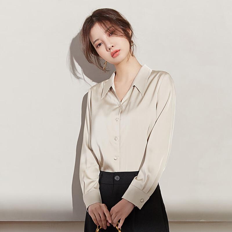 Tatu Women s Autumn/Winter Vintage French Style Long Sleeve Shirt L
