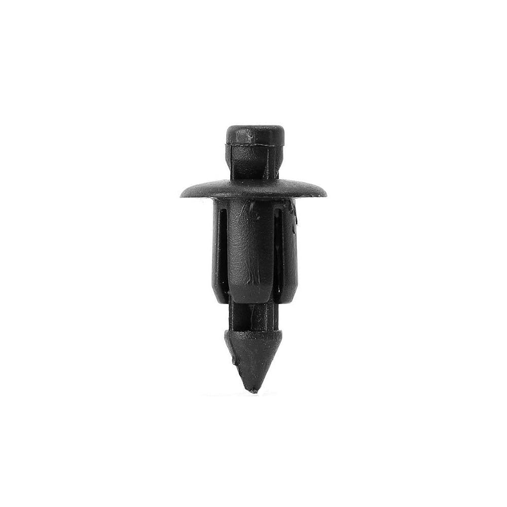 HEJINYUN Push Rivet Clips Rivets Plastic Black (6mm 50pcs) Fastener Trim Clips Plastic (For Toyota, Nissan, Mitsubishi, Suzuki)