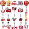 Originele Koperrood Lantaarn Kat Vlinder Kers Auto Frietjes Bedeltjes Voor Pan Dly Armband Dames Sieraden Cadeaus