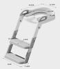 Folding Non-slip Toddler Toilet Ladder with Step Stool