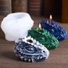 2026 Latest Models Dragon Eye Scented Candle Silicone Molds DIY Handmade 3D Dragon-Shaped Lombok Plaster Craft Mold Animal Mould