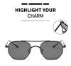 New Fashion Double Bridge Metal Frame Sun Glasses  Driving Sunglasses Male Vintage Black Pilot Eyeglasses UV400 Female
