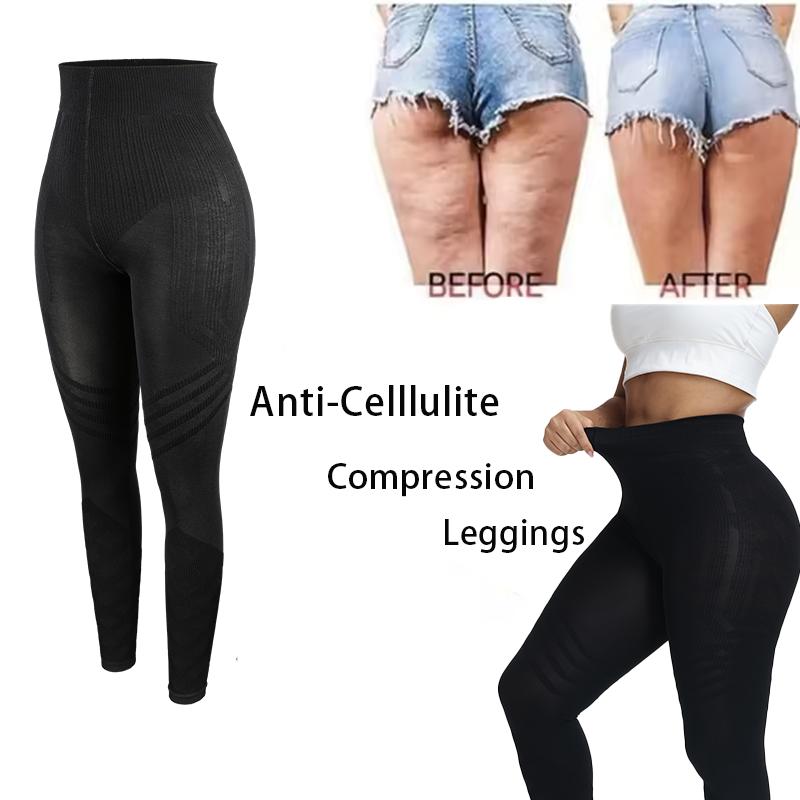 Damen Hohe Taille Formende Höschen Sexy Schlankmachende Leggings Bauchkontrolle Formgebend Schlanker Streifen Kompression Körperformer