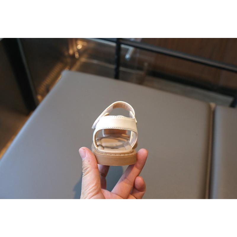 Girls’ Roman Sandals, Summer New Arrival, Children’s Princess Shoes, Closed-Toe Soft-Soled Baby Girls’ Shoes, Beach Sandals