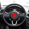 Car Steering Wheel Trim for Mazda 2 Demio Mazda 3 CX3 CX5 CX-3 CX-5 CX-8 2015-2018 Decoration Cover Sticker Interior Accessories