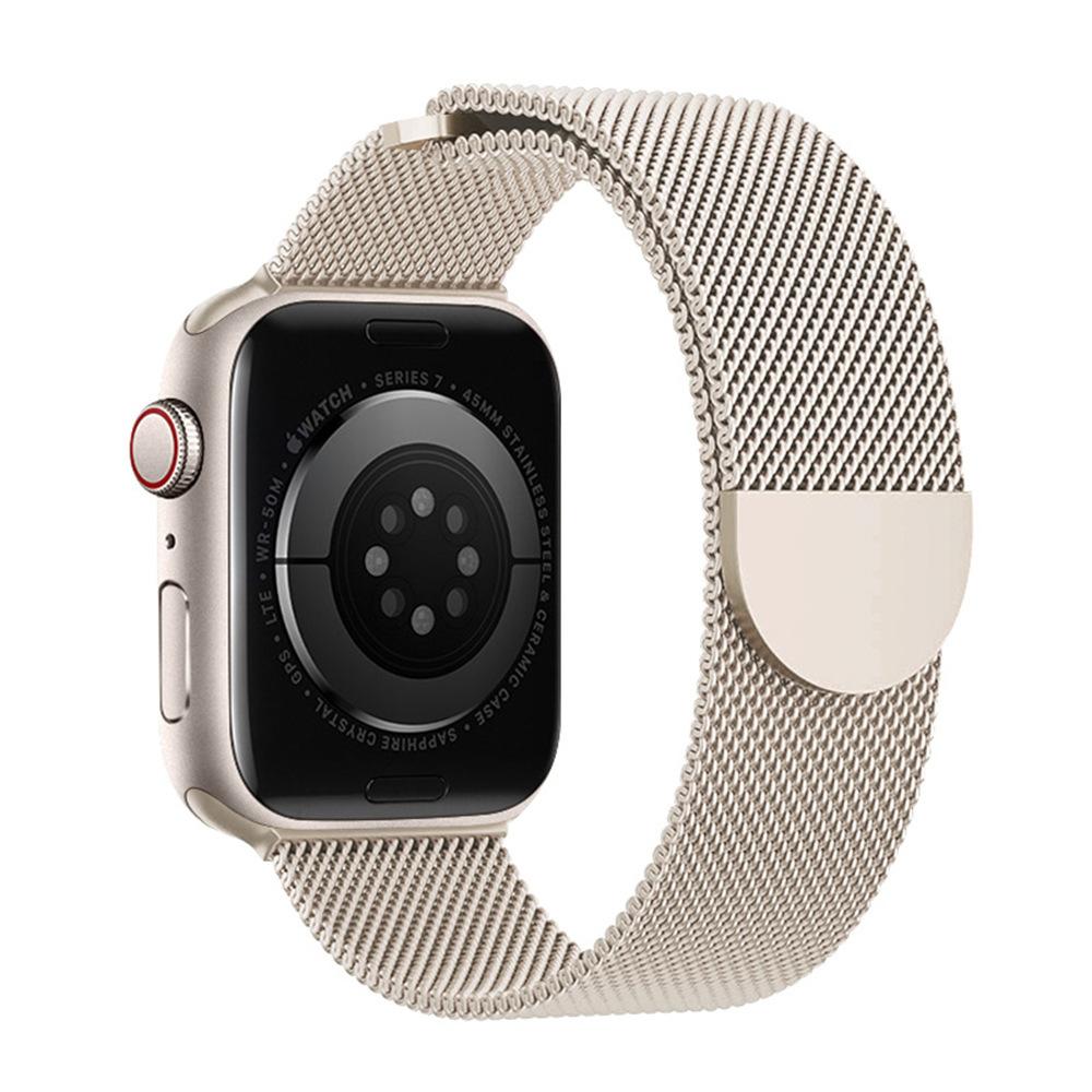 Metal bracelet for Apple Watch 38/40/41/Series11 10 42mm, adjustable magnetic clasp