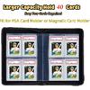 Graded Card Binder for PSA Cards,4 Pocket Slab Binder,Holds 40 PSA Slab Binder,Durable Storage for Trading Cards,Sports Cards,and Collectibles Graded
