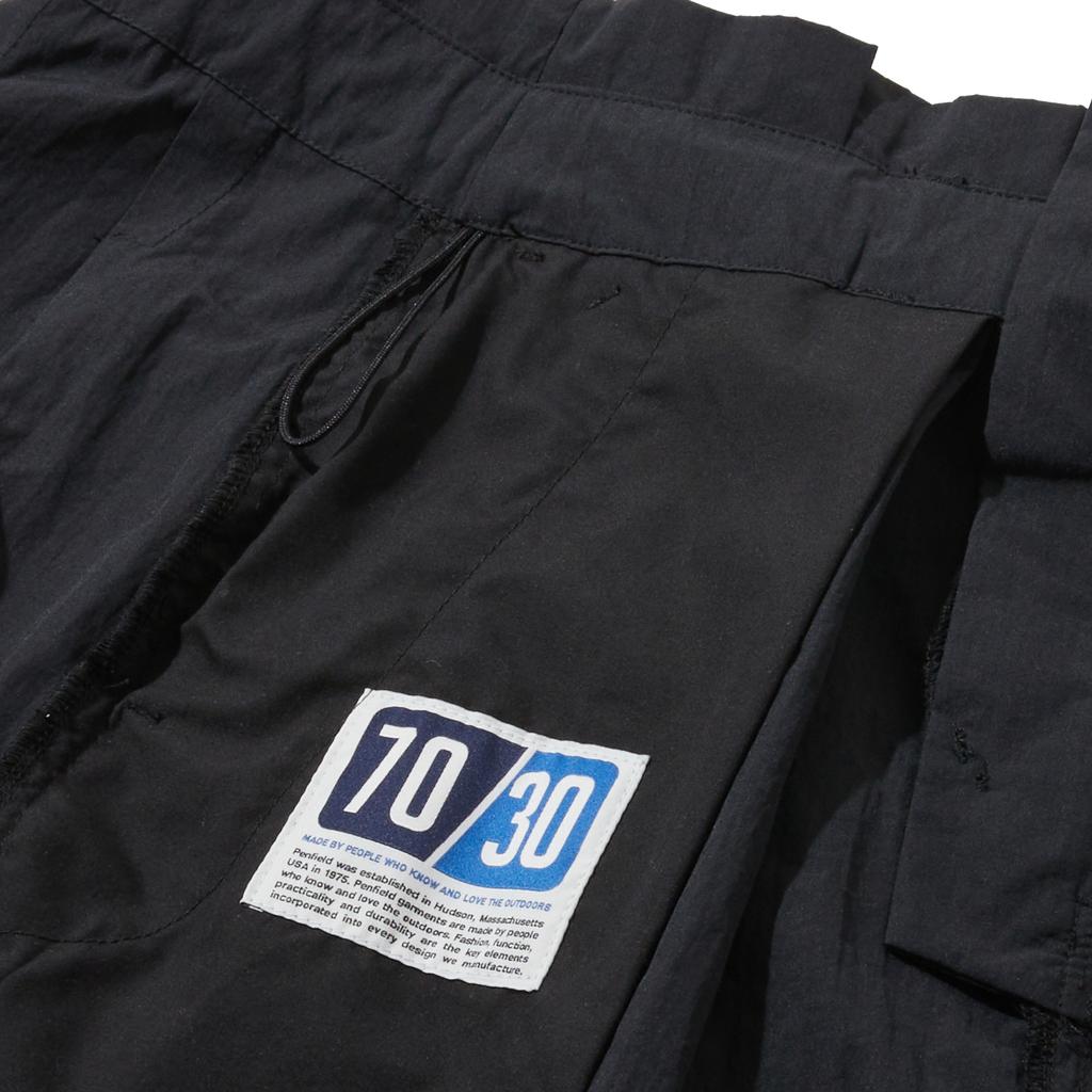 Penfield Cn High-Waisted Double-Pleat H-Line Skirt Black_Fr2Ws61F