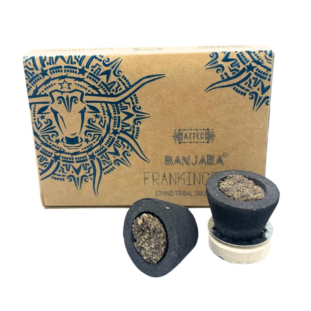 Smudge Cups Frankincense Sage Banjara