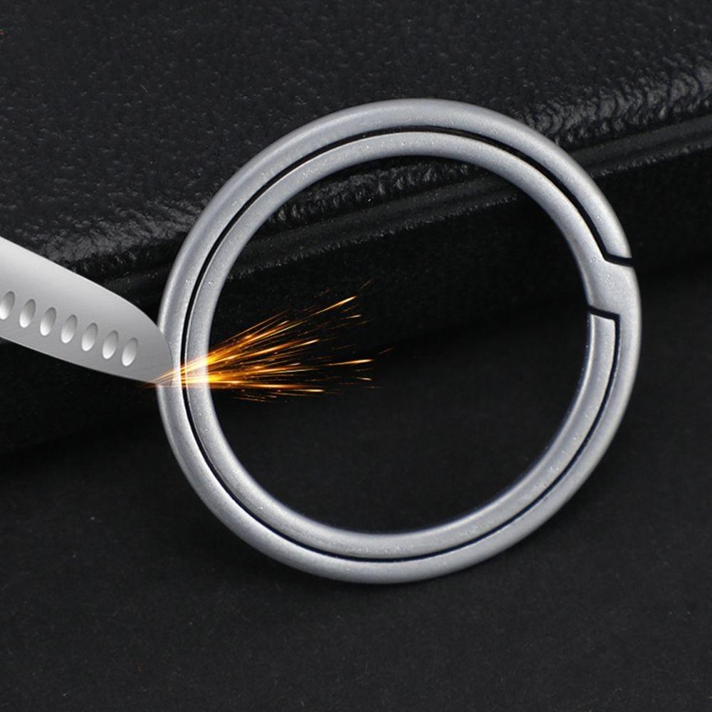 Drop Hanging Buckle Super Lightweight Keychains Titanium Key Buckle Car Keychain Titanium Key Ring