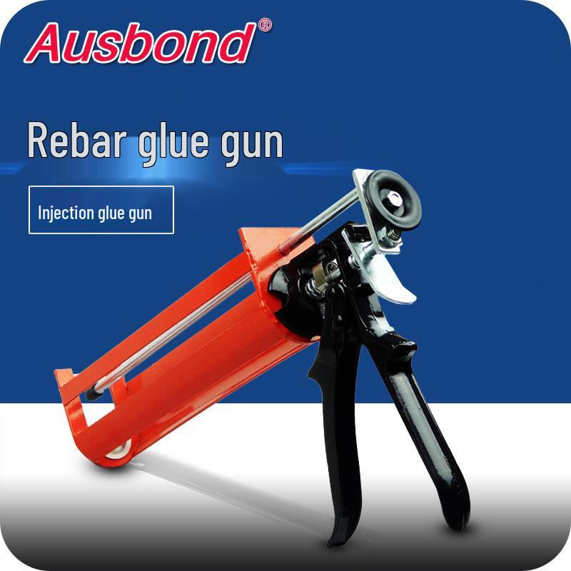 Osbon Silicon & Epoxy Rebar Adhesive Gun, 300ml Glass Glue Hand-Operated Injector, 360ml Hydraulic Glue Gun.