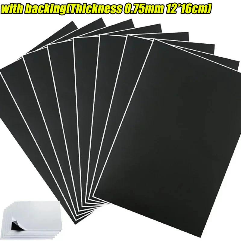 Writable Rubber Soft Magnetic Sheet Self-adhesive Flexible Magnetic Sticker for Refrigerator Photo Picture Fridge Magnet Storage