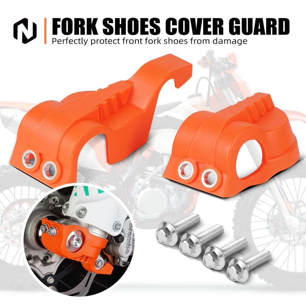 NICECNC For KTM EXC 300 EXC 250 XCW TPI For Husqvarna TE 300 TE 250 FE 350 2016-2024 Front Fork Shoe Guard For GasGas EC 300 250