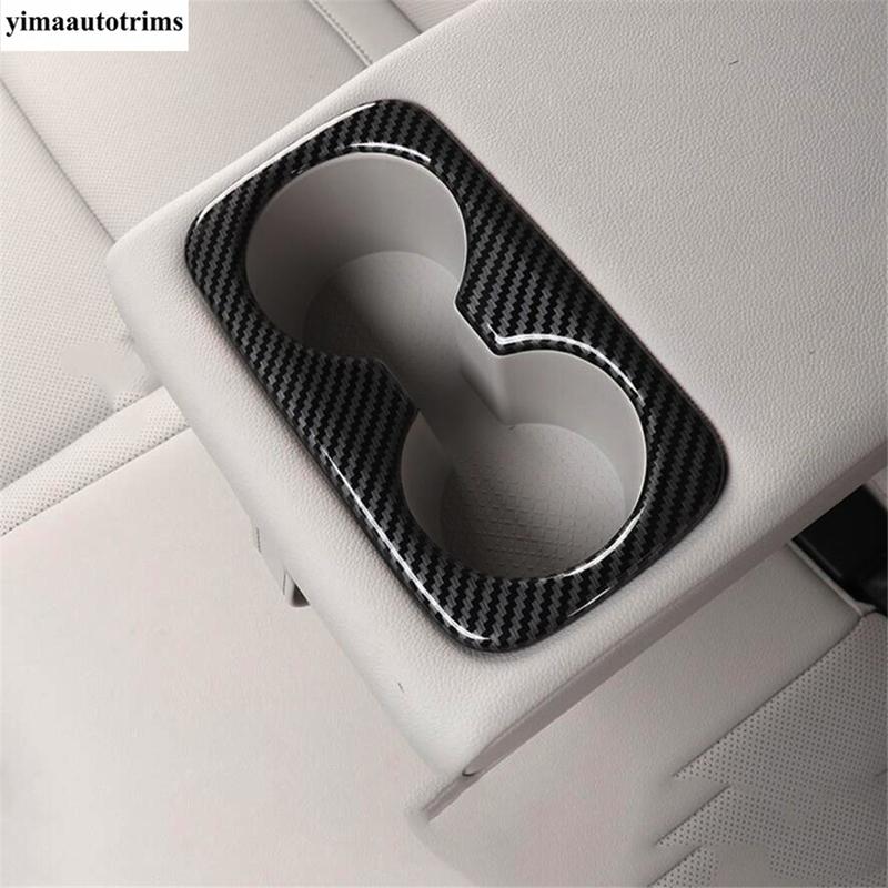 Gear Shift Panel / Handle Bowl / Water Cup / Window Lift Cover Trim For Kia Sportage NQ5  - 2025 Carbon Fiber Accessories