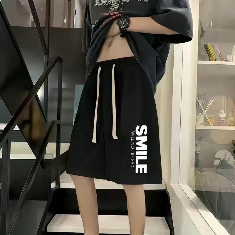 

Летние тонкие свободные шорты большого размера, шорты длиной пять четвертей для мужчин, повседневные спортивные шорты 2XL